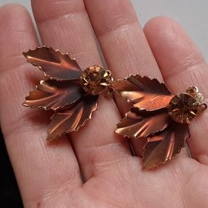 Vintage Coro Clip On Earrings